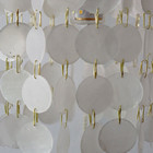 لامپ دیواری کریستال داخلی مدرن پوسته های طبیعی تزئینی